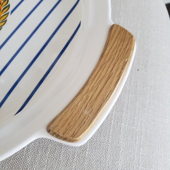 Vtg 1980s Oneida Large Melamine Outdoors Serving Tray Nautical Boat Anchor - Picture 7 of 11